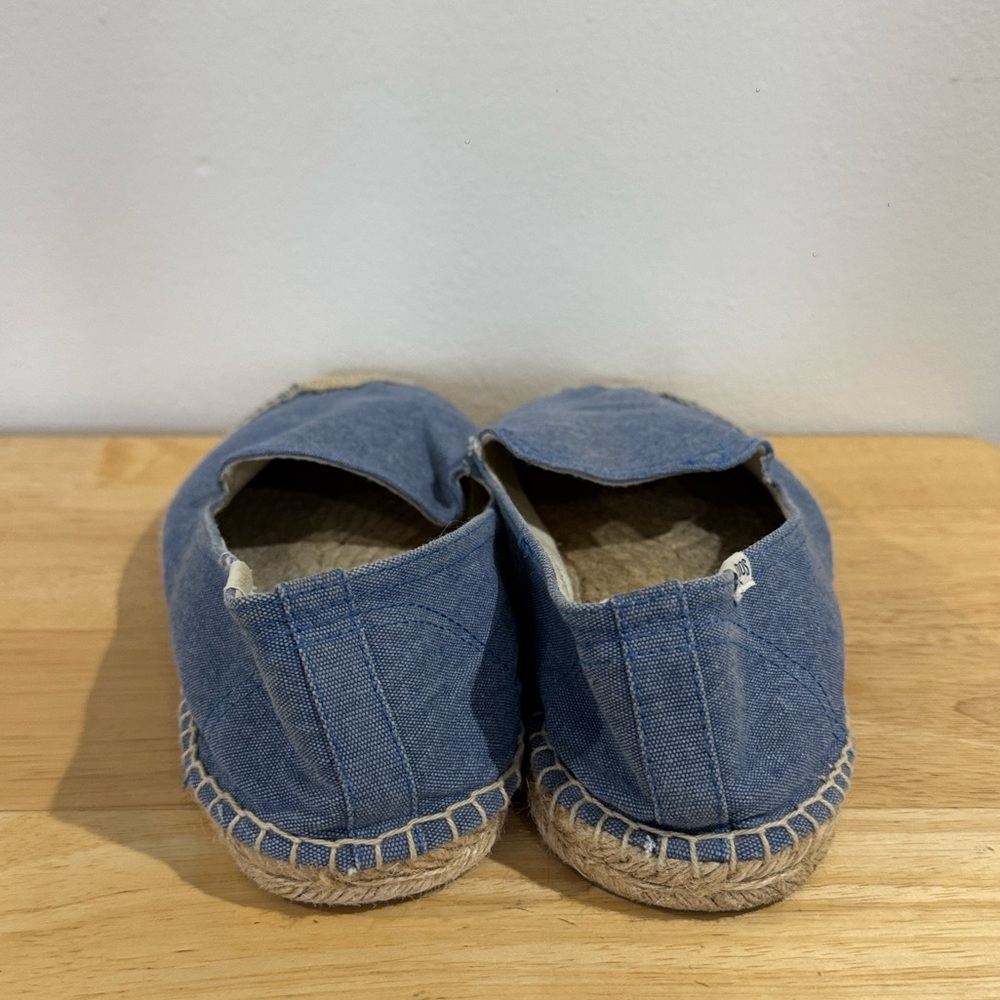 Soludos Espadrille Flats Chambray Slip On
Blue (Size EU45/US12) - Picture 4 of 9